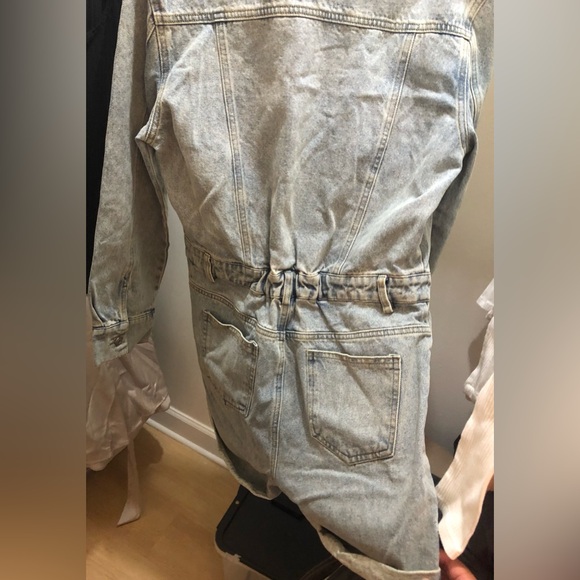 ❗️ CLOSING SALE ❗️Jluxlabel jean romper with distressed tint - Never Worn - - Picture 5 of 7